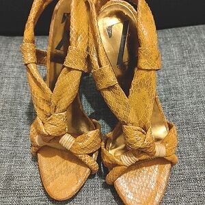 Sergio Zelcer snakeskin Stelito heels